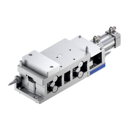 Components of positioning unit PE 2/XP