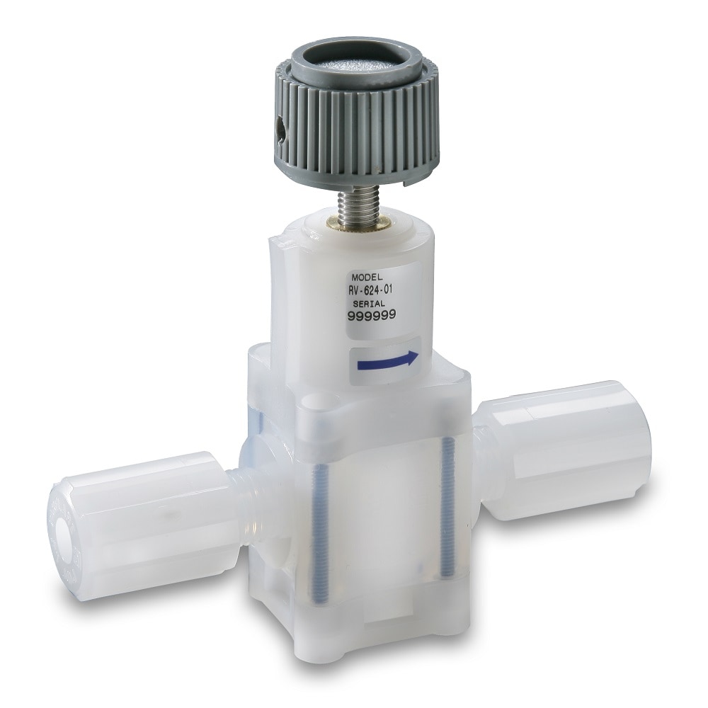  Предохранительный клапан из фторполимера UHP PTFE (1/4 дюйма) – серия RV UHP PTFE Fluoropolymer Relief Valve (1/4 inch) – RV Series - артикул: RV-144-01