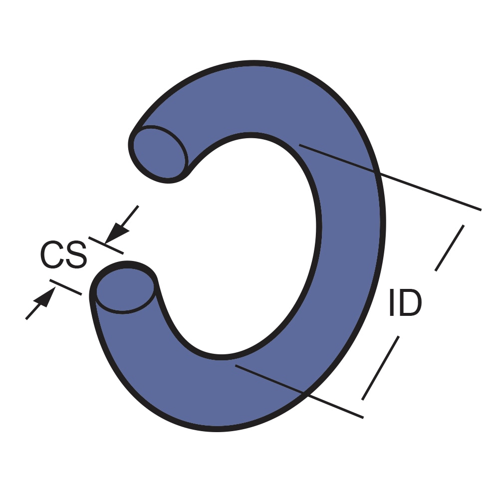  Электропроводящие эластомерные формованные прокладки в форме кольца O-Ring Shape Electrically Conductive Elastomer Molded Gaskets - артикул: 10-00-1754-1270