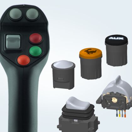 Control grips and components