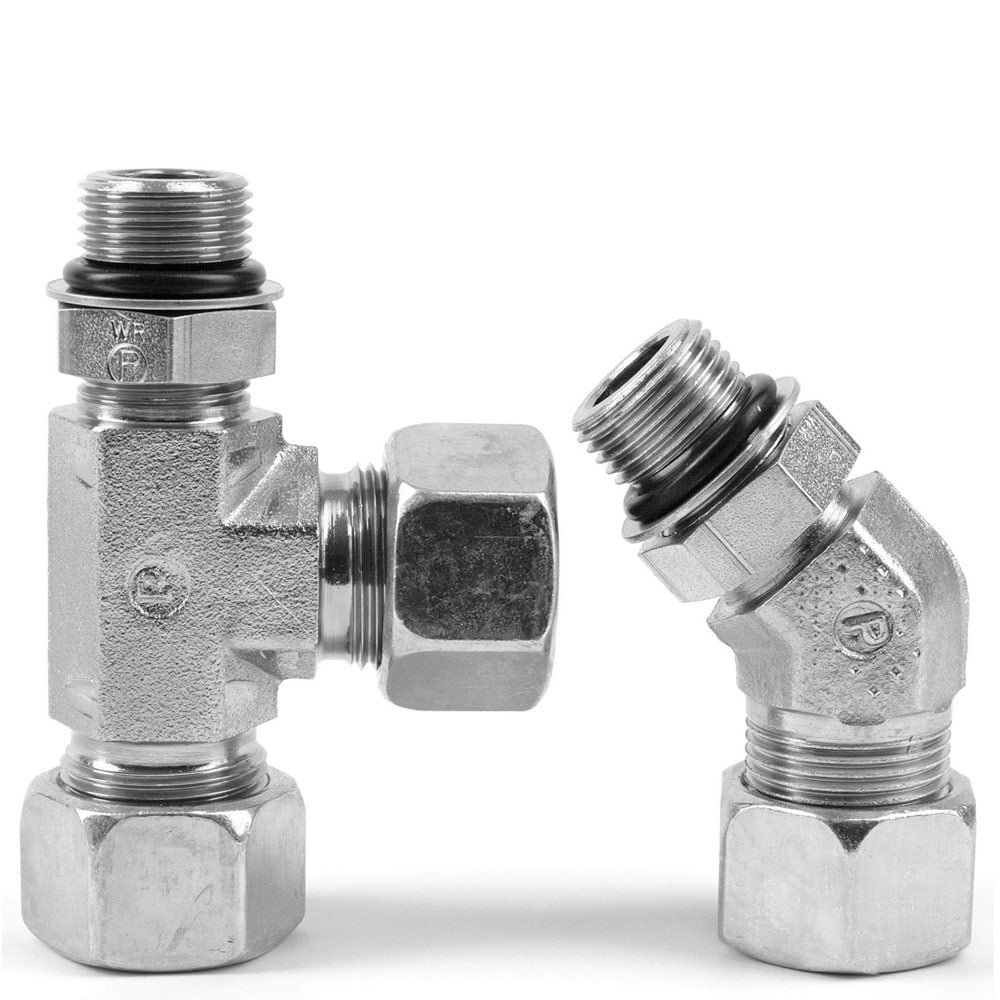  Регулируемые фитинги высокого давления Ermeto DIN Locknut Ermeto DIN Locknut adjustable high pressure tube fittings - артикул: LEE08LMORCF