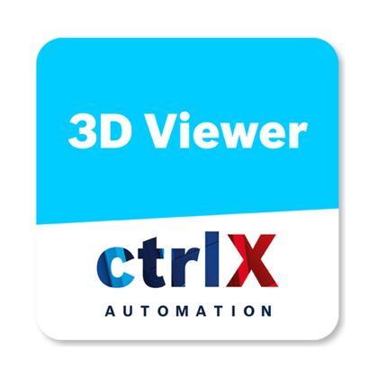 ctrlX AUTOMATION - 3D Viewer ctrlX CORE - 3D Viewer App; Browser-based 3D kinematics simulation for ctrlX CORE - артикул: R911413191