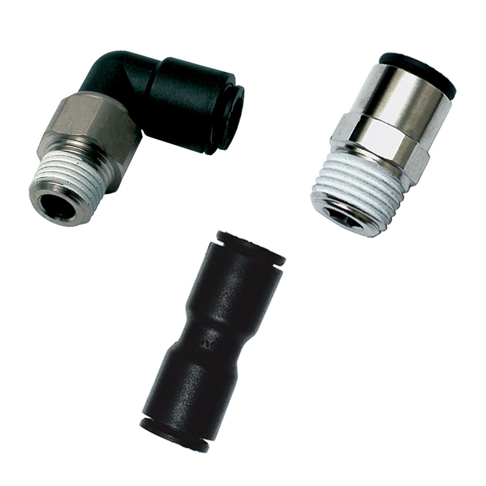  Пневматические вставные фитинги - LF 3000® Pneumatic Push-In Fittings - LF 3000® - артикул: 3184 12 00