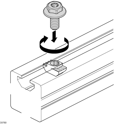 Collar screw