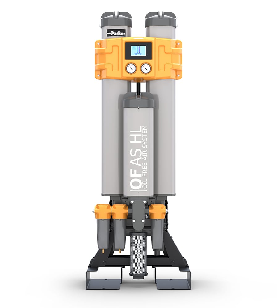  Система осушки сжатого воздуха без масла и нагревания OFAS HL со средним расходом