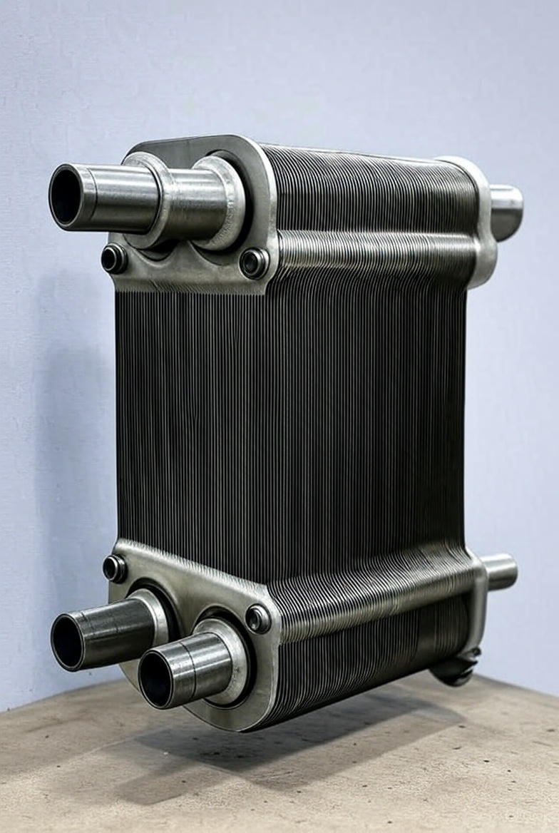 Пластинчатый теплообменник, паяный