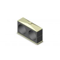 Двойной зажим HRZ 5 A 38-38 PA ST M BL