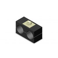 Двойной зажим HRZ 3 D 25,4-25,4 PA ST M BL