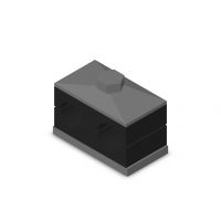 Двойной зажим HRZ 2 A 16-18 PP ST M BL