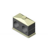 Двойной зажим HRZ 3 A 22-24 PP ST M BL