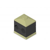 Двойной зажим HRZ 1 A 10-12 PP ST M BL