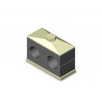 Двойной зажим HRZ 3 A 19-21,3 PP ST M BL