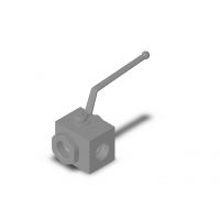 3-ходовые шаровые краны с резьбовым соединением KHB3K-G11/2-L-1114-06X-A