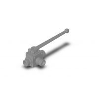 3-ходовые шаровые краны с резьбовым соединением KHB3K-14SR-L-1112-03X-A-SO1073
