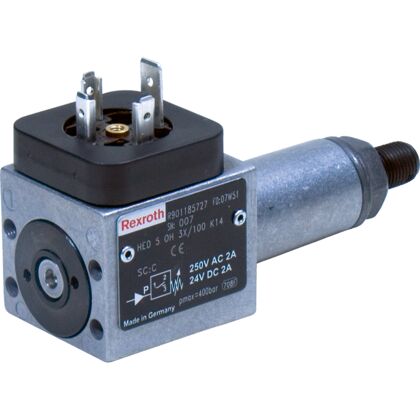 Механические реле давления 350 bar micro switch with NC contact/NO contact function, device connector DIN EN 175301-803 (large cubic connector) - артикул: R901185727