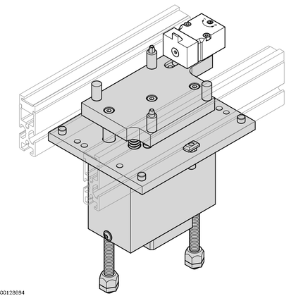 Positioning Lift positioning unit HP 1/P h=0-50mm - артикул: 3842998493