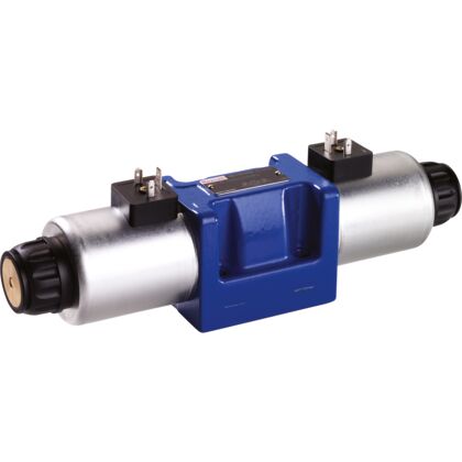 Size 10, symbol E, solenoid-actuated, 24 V DC