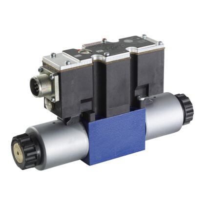 Size 10, symbol W1, electrical with integrated electronics, 24 V DC