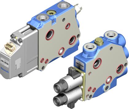 Блоки управления для мобильного применения Hitch control valve EHR24
