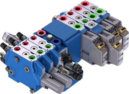 Блоки управления для мобильного применения Load-sensing control block SB24/34