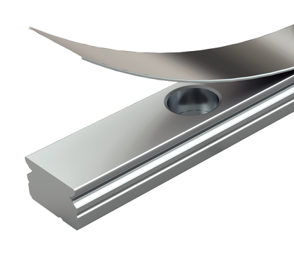 Accessories for miniature ball rail systems Loose cover strip (mini tight fit), size = 15