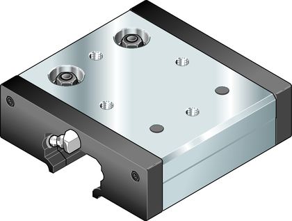 Cam roller runner blocks The cam roller runner block is characterized by the following product features: Format SNS, size 25, aluminum, accuracy economic, load class FN