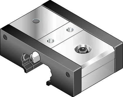 Cam roller runner blocks The cam roller runner block (super version) is characterized by the following product features: Format SKS, size 25, aluminum, accuracy economic, load class FN