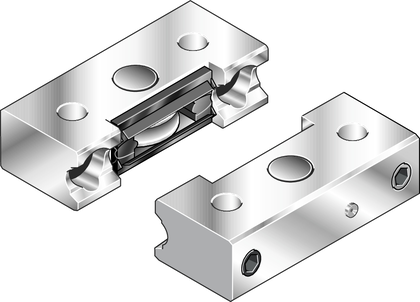 Bearings with adjusting screws The cam roller single bearing is characterized by the following product features: Format SKS, size 52, aluminum, accuracy economic, load class FS