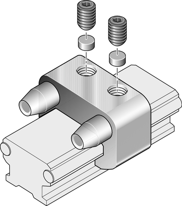 Accessories for cam roller guides Fixed stop - 32