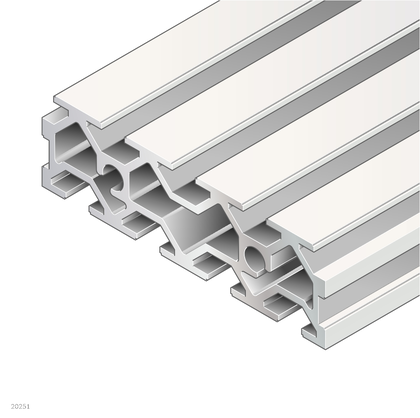 Slotted plate 30x100 Grooved plate 30x100 L/R L5600