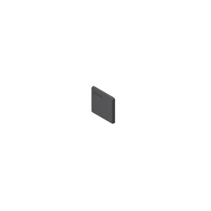 Cover cap 20x20, black