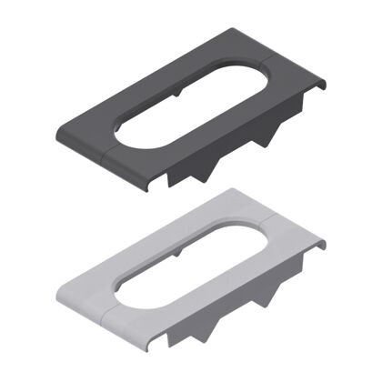 Cable hole Cable hole 80, signal gray