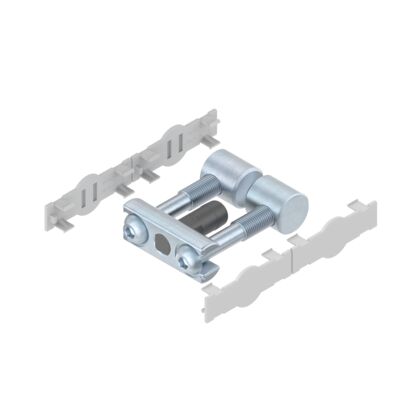 Longitudinal end connector Longitudinal end connector, two-sided, length 45