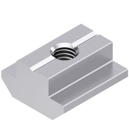 Sliding block groove 10 steel, galvanized, M6