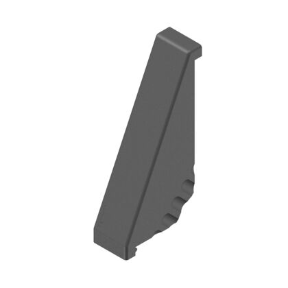 Cover cap for bracket 30/120, black