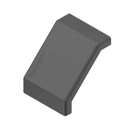 Cover cap for bracket 30/30, black
