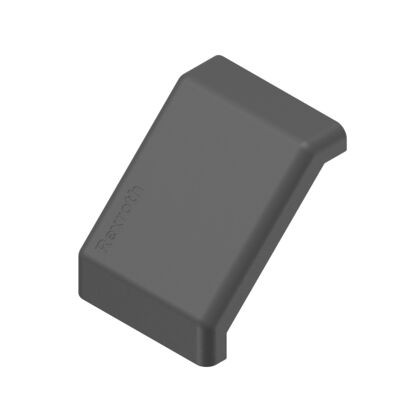 Cover cap for bracket 40/40, black