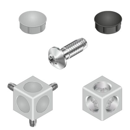 Cubic connector 40/3