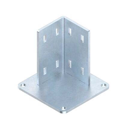 Base plate, steel 80x80 Base plate, steel 80x80 - артикул: 3842542669