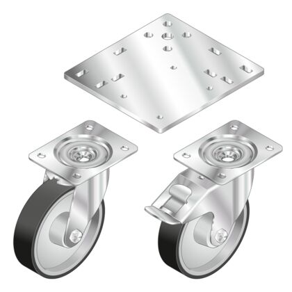 Heavy-duty wheel Heavy duty wheel, trestle wheel, F3000