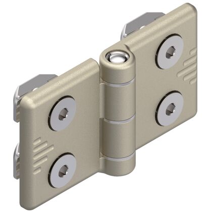 Hinge, aluminum P1=45 P2=45