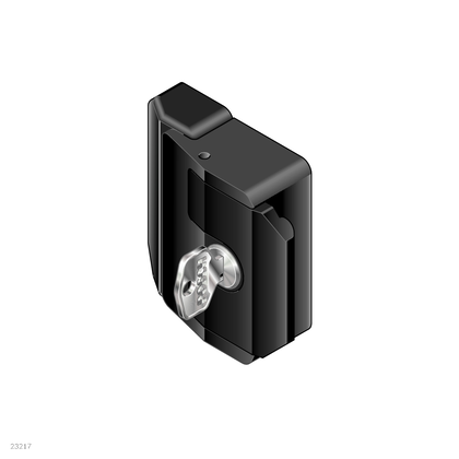 Door lock for swing doors, uniform locking