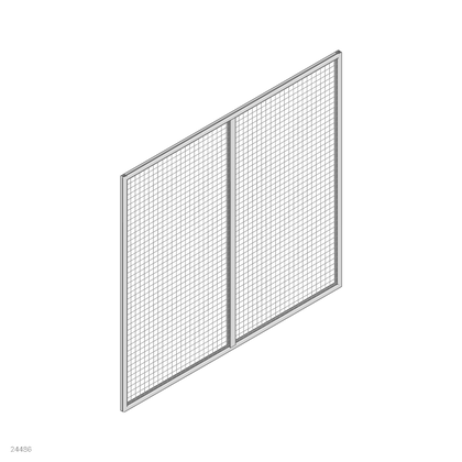 EcoSafe protective frame Protective fence, vertical sections B2000 - артикул: 3842554280