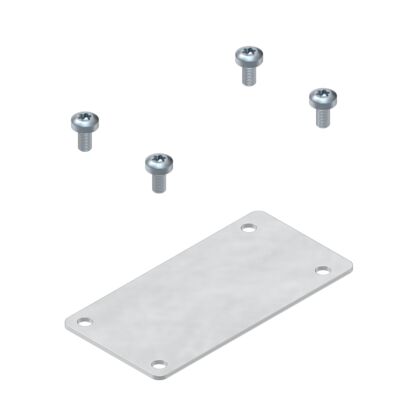 Aluminum cable duct, cover plate Cover plate 80x40
