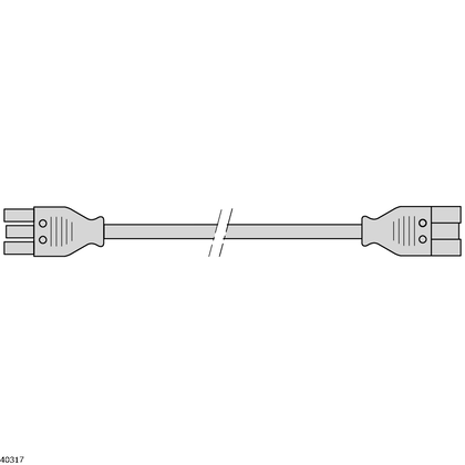 Energy supply, connection cable Connection cable EU L=0.5m