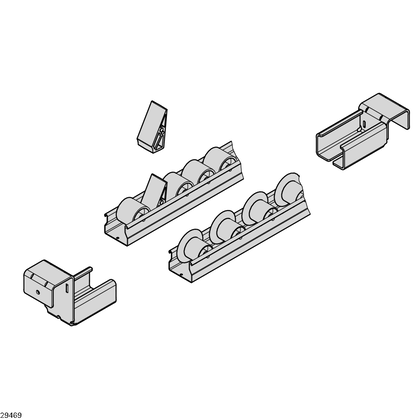 XLean conveyor tracks accessories XLean mounting