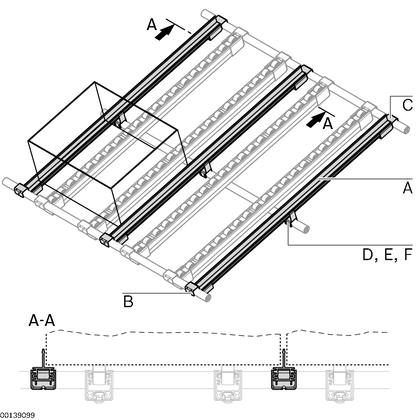 Transport guide Polymer profile L3000 ESD