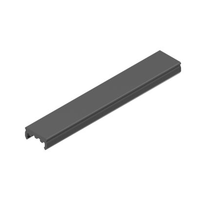 Round tube Slide rail, black ESD, length = 2000 mm - артикул: 3842548117