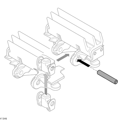 Flat conveyor chain Chain pin - артикул: 3842547727