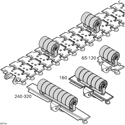 Roller cleat D35 Roller cleat D35 240-320 - артикул: 3842553028